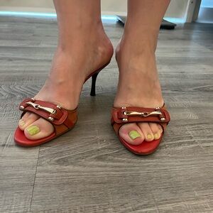 Gucci heel mules